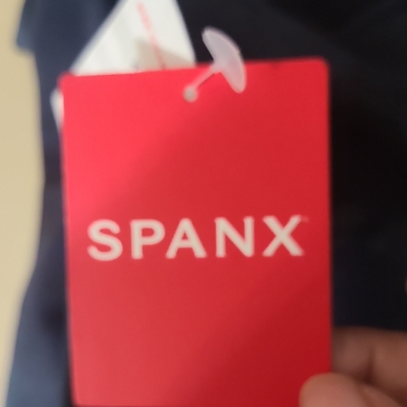 SPANX Look At Me Now Ecocare Deep Blue Tie-Dye Ankle Leggings - Size Medium - Picture 12 of 12